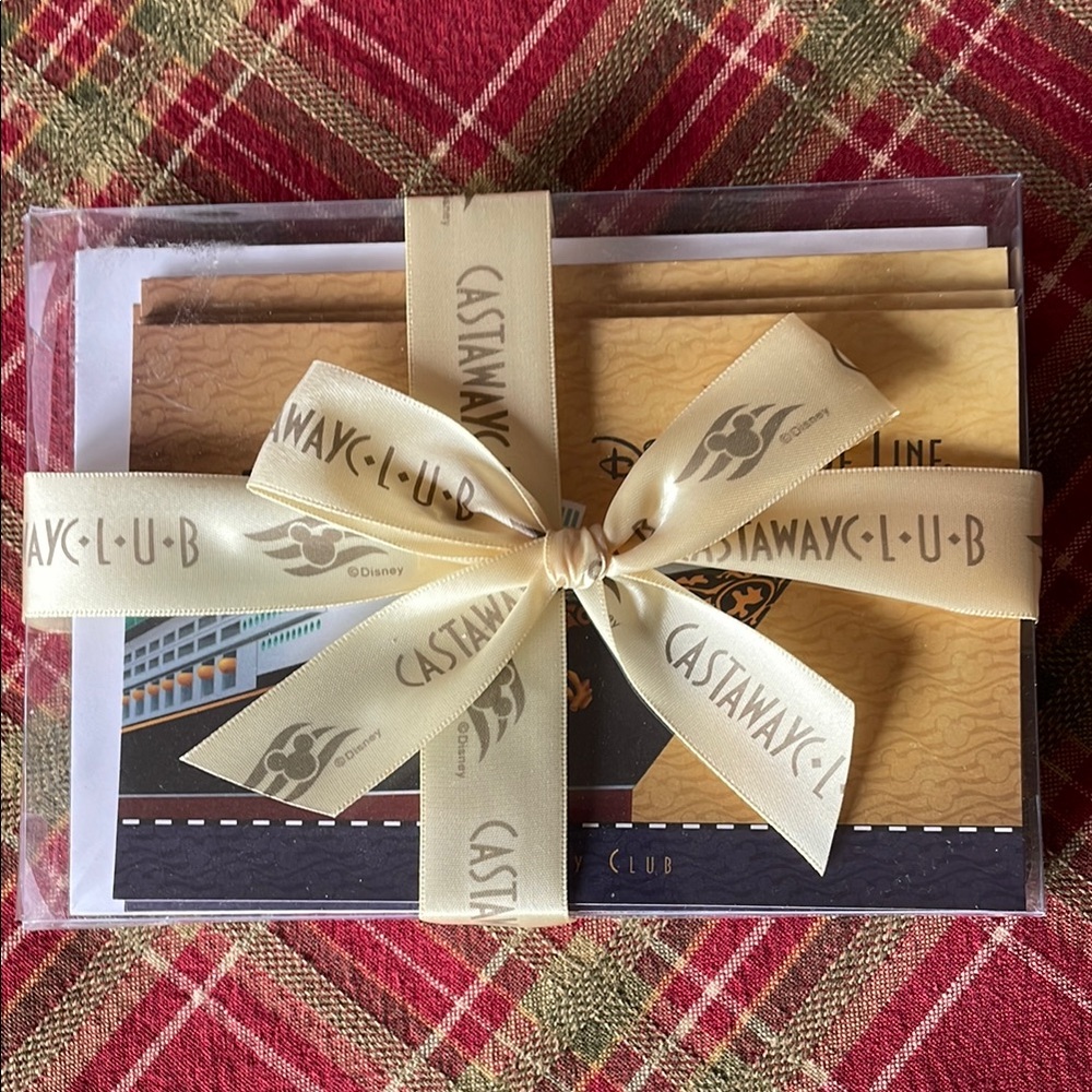 Vintage Castaway Club Stationery Set with Ribbon